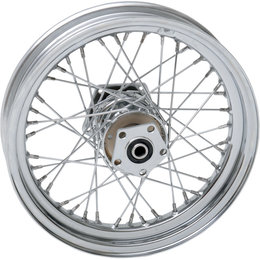 Drag Specialties 16x3 50 Spoke Laced Chrome Rear Wheel Harley 0204-0369