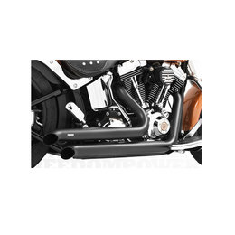 Freedom Performance Exhaust Declaration Turn-Out Black For Harley FXCW 2008-2010