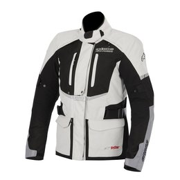 Light Grey, Black Alpinestars Womens Stella Andes Drystar Textile Jacket 2014 Lt Grey Black