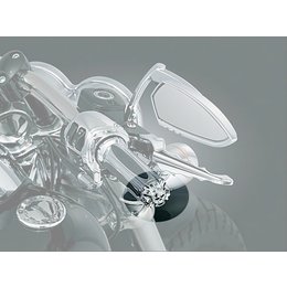 Chrome Kuryakyn Zombie End Cap Replacement For Harley Davidson