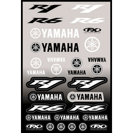 Factory Effex Factory Style Yamaha Sticker Decal Sheet Universal