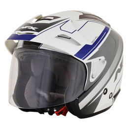 AFX FX-50 FX50 Signal Open Face Helmet Blue
