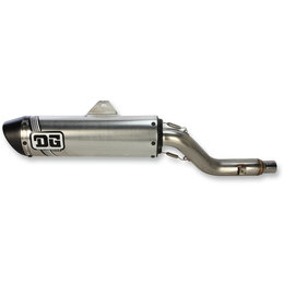 DG Performance V2 Slip-On Exhaust Yamaha TTR250 99-06 SS Aluminum 071-4250 Unpainted