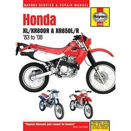 Haynes Repair Manual For Honda XL/XR600R XR650L/R 83-07