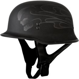 Fly Racing 9mm Ghost Skull Half Helmet