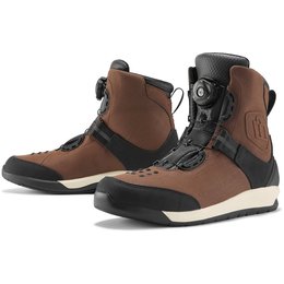 Icon Mens Patrol 2 BOA Waterproof Leather Boots Brown