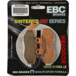 EBC SFA HH Sintered Scooter Front Brake Pads Single Set For Piaggio SFA194HH Unpainted