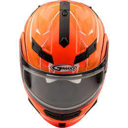 GMAX GM54S GM-54S Scribe Modular Snowmobile Helmet With Dual Pane Shield Orange