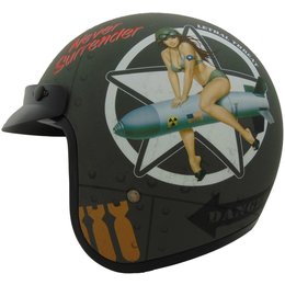 Vega X-380 X380 Bombs Away Open Face Helmet