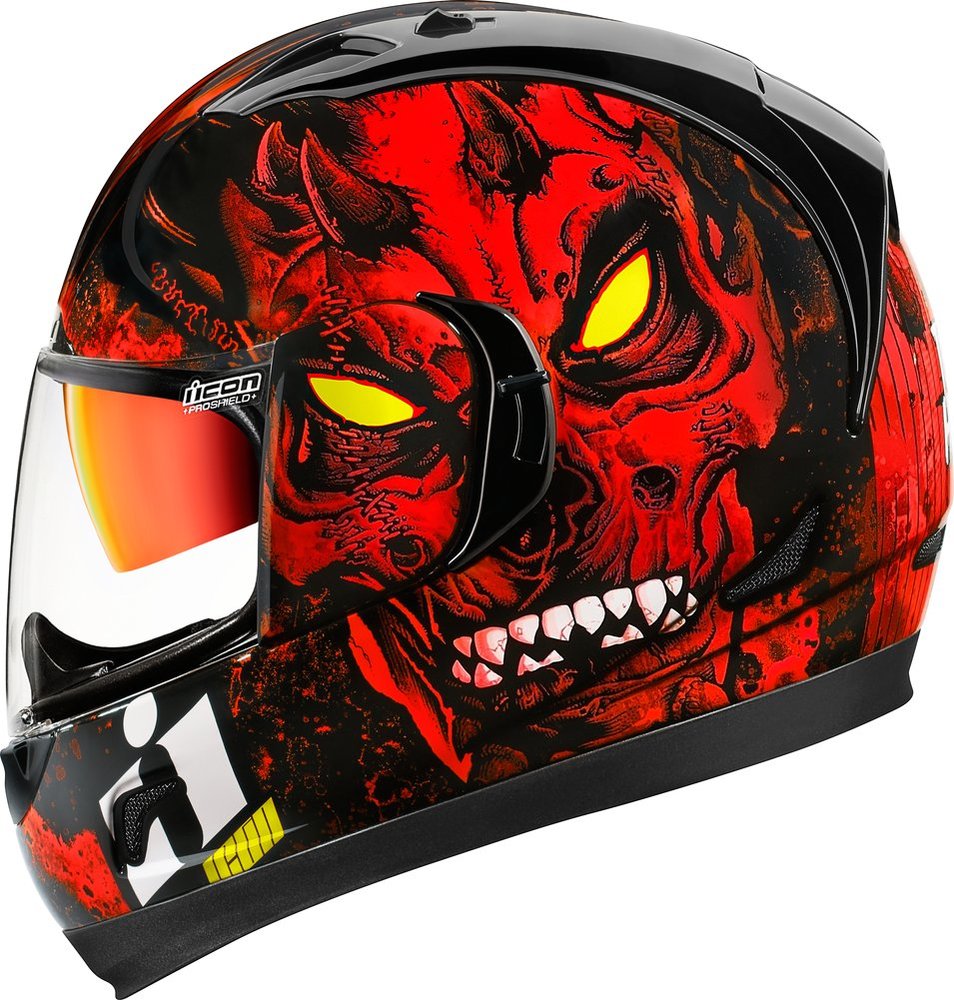 $225.00 Icon Alliance GT Horror Full Face Motorcycle #1041231