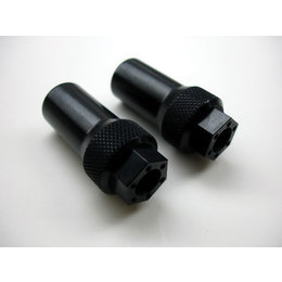 Joker Machine Axle Adjusters Pair Black Anodized For HD Sportster 2005-2012