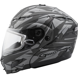 GMAX GM54S GM-54S Scribe Modular Snowmobile Helmet With Dual Pane Shield Black