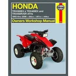 Haynes Repair Manual For Honda TRX 300EX/400EX/450R 93-06