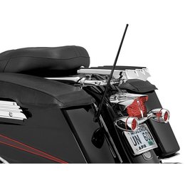Black Kuryakyn Dual Function Pak Mount Antenna For Harley Davidson Glide 89-09