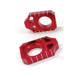 Red Works Connection Axle Blocks 2 Pc For Yamaha Yz250 450f