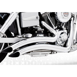 Freedom Performance Exhaust Sharp Curve Radius Chrome For Harley FXD 2006-2013