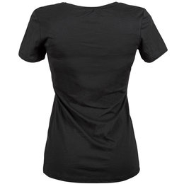 Speed & Strength Womens Comin' In Hot Deep V-Neck Graphic T-Shirt Black