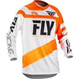 Fly Racing Youth Navy/Yellow/Red Kinetic Wave Jersey - 375-526YS