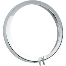 Drag Specialties Visor Bezel Headlight Ring Trim Universal Chrome 2001-0560
