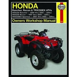 Haynes Repair Manual For Honda Recon Sportrax Rancher 97-05