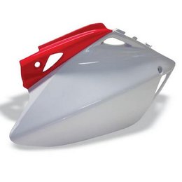 Acerbis Side Panels White Red For Honda CRF450R 05-06 Pair