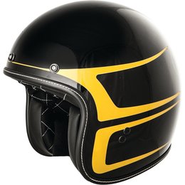 Fly Racing .38 Scallop Open Face Helmet Black
