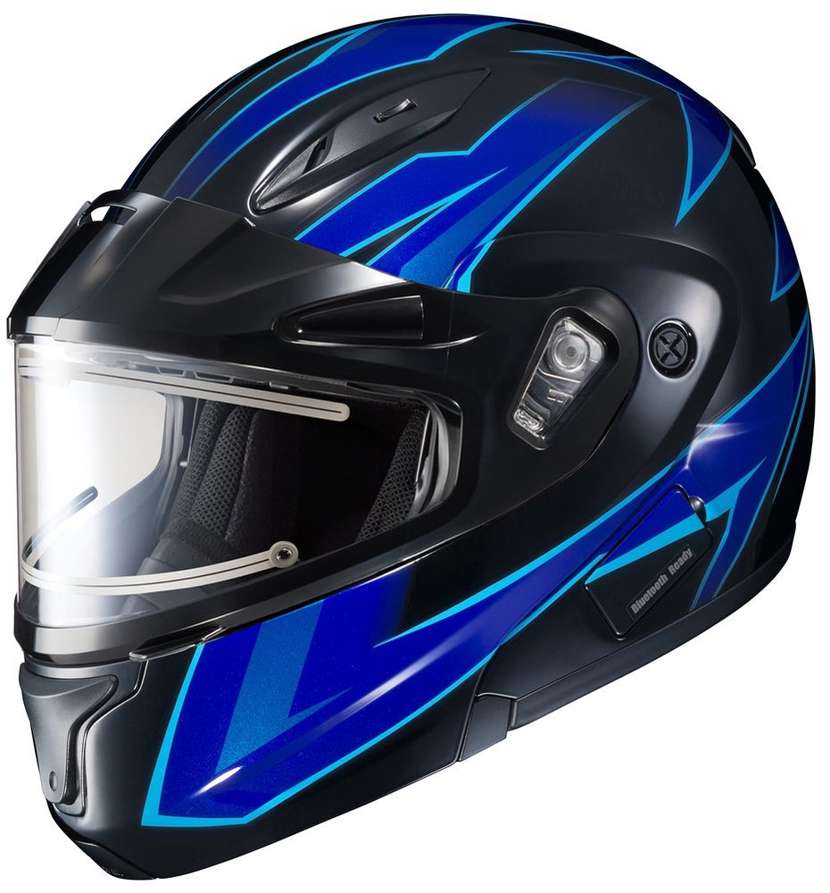 Modular Snowmobile Helmet With Electric Shield