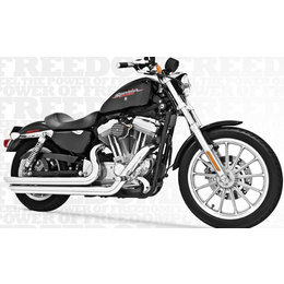Freedom Performance Exhaust Patriot Slash Long Chrome For Harley 2004-2013