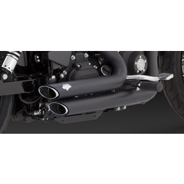 Vance & Hines ShortShots Exhaust Staggered Black For Harley Davidson FXD 2012