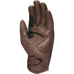 RSD Womens Riot Quilted Leather Riding Gloves Brown