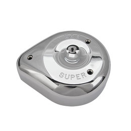 S&S Cycle Teardrop Air Cleaner Cover Chrome For Harley-Davidson Big Twin Silver