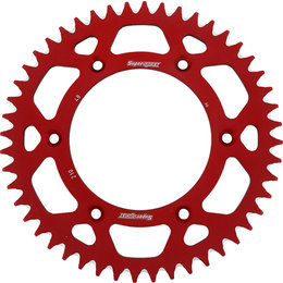 Supersprox Aluminum Rear Sprocket 48T Honda CR CRF XR Red RAL-210-48-RED Red
