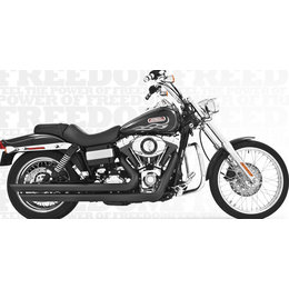 Freedom Performance Exhaust Patriot Slash Long Black For Harley FXD 2006-2013