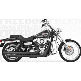 Freedom Performance Exhaust Patriot Slash Long Black For Harley FXD 1991-2005