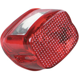 Drag Specialties Replacement Rectangular Taillight Lens For Harley Red 0902-6319