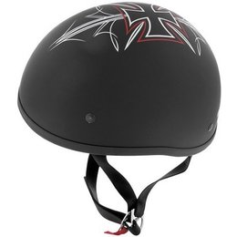 Flat Black Skid Lid Original Street Rod Helmet Black