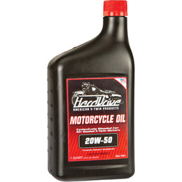 HardDrive Engine Oil 20W50 1 Quart 12/Case For Harley-Davidson V-Twin 2801-042E Unpainted