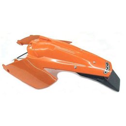 UFO Plastics Enduro Rear Fender Orange KTM 125-520 EXC