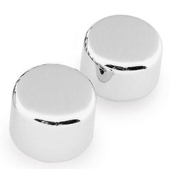 Chrome Bikers Choice Front Axle Cap Set For Harley Fl Fxwg Softail Fxr