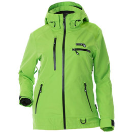 Divas Womens Prizm Waterproof Shell Technical Snowmobile Jacket Green