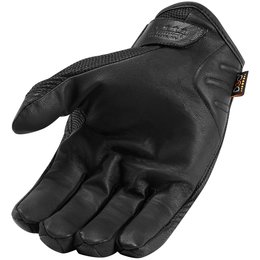 Icon Mens 1000 Collection Retrograde Leather Gloves Black