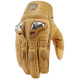 Icon Mens 1000 Collection Retrograde Leather Gloves Brown