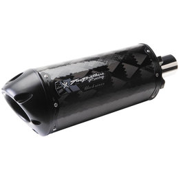 Stainless Steel Mid Pipe, Carbon Fiber Muffler, Black End Cap Two Brothers Racing M-2 Bs Slip-on Muffler Carbon Fiber For Honda Crf250r