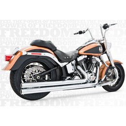 Freedom Performance Exhaust Independence Long Chrome For HD FLST FXST 1986-2013