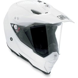 White Agv Ax-8 Evo Dual Sport Helmet