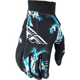 Fly Racing Mens Pro Lite Paradise Gloves Blue