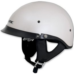 Pearl White Afx Mens Fx-200 Half Helmet With Dual Built-in Shields