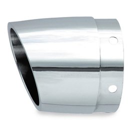 Chrome Rush 3500 Series Exhaust Tip Tapered With Angle Cut