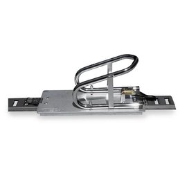 Chrome Chock/aluminum Mounting Plate Pingel Series E Wheel Chock 6-1 2 Inch Recess Mount