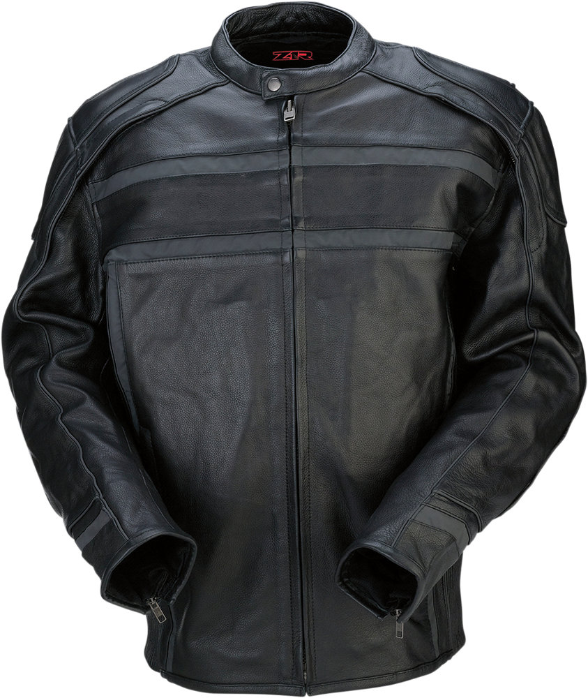 $269.95 Z1R Mens 444 Leather Motorcycle Riding Jacket #1030446